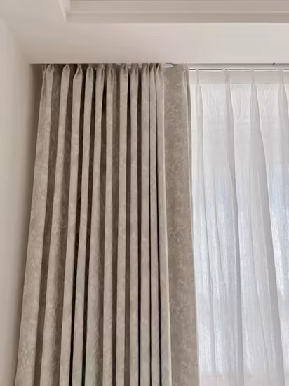 Nouveau tissu de rideau Jacquard minimaliste et moderne pour salon et chambre à coucher, 2023