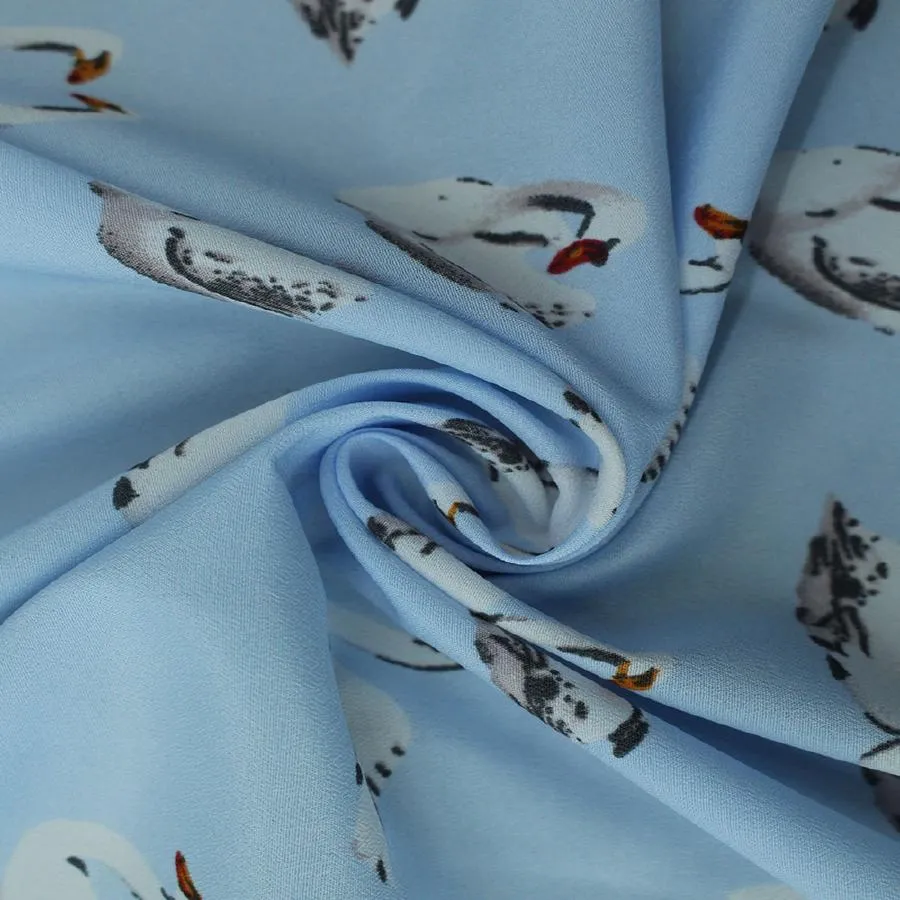 Impression multiple de tissu de robe imprimée par polyester imprimé par art de modèle de balle numérique