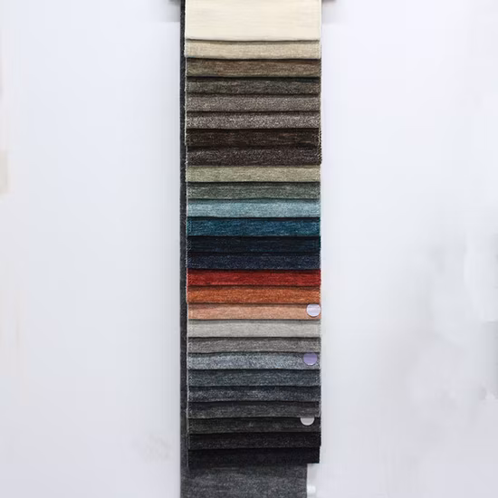Tissu de canapé en polyester chenille et jacquard pour meubles et chaises textiles de maison